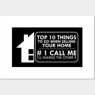 Real Estate - Top 10 things to do when selling your home Posters and Art